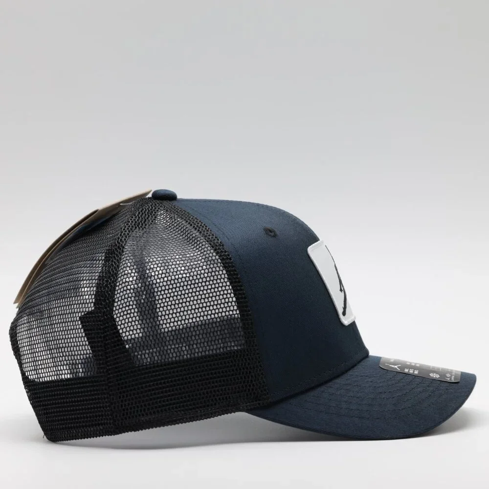 Jordan‎ Rise Adjustable Fit Breathable Structured Hat Black/Navy Unisex Size M/L